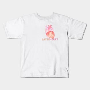 Latte Heart Kids T-Shirt